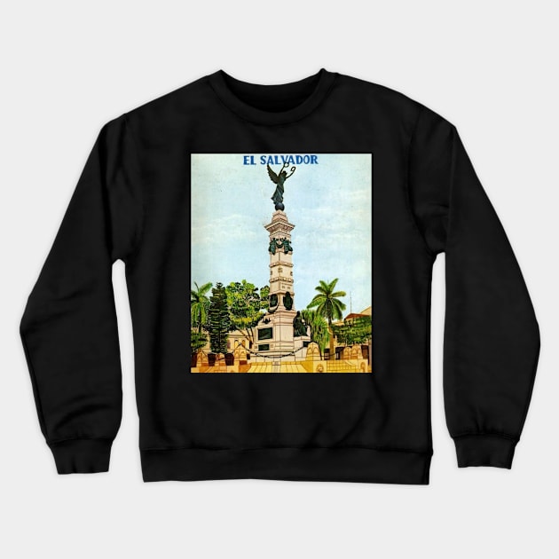 Monumento a la Libertad Crewneck Sweatshirt by Talcomunca